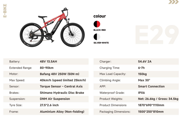 Duotts N26 Mountainbike